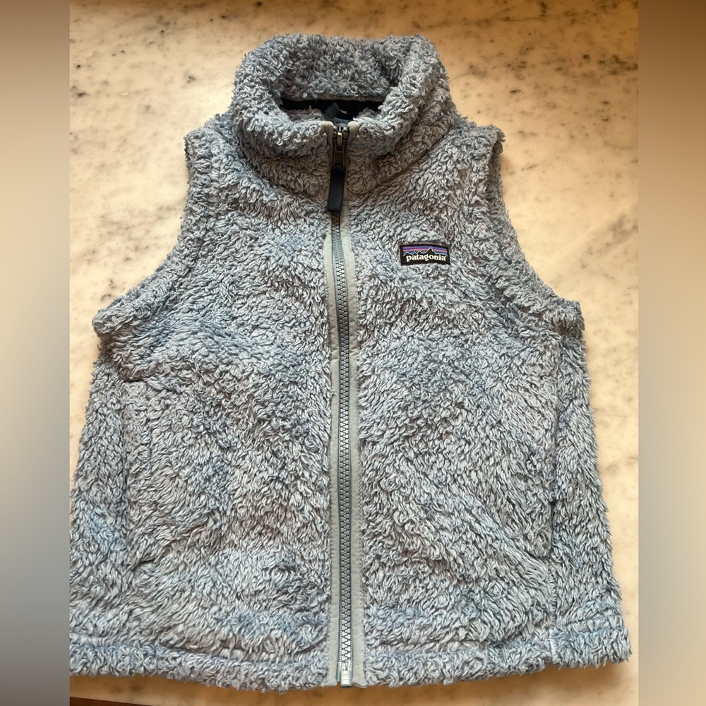 Girls Patagonia fleece vest- XS